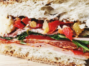 sandwich closeup