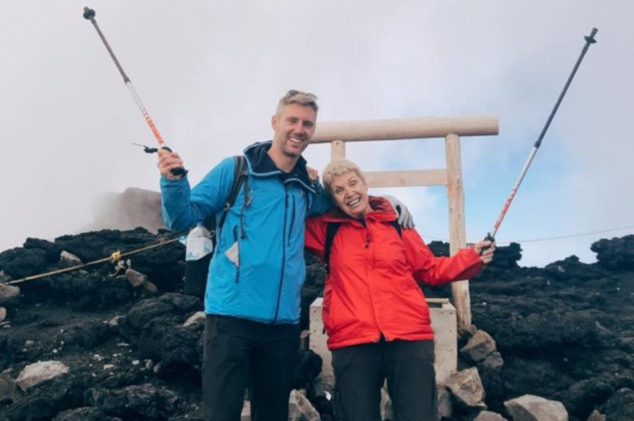 maura ward on mount fuji
