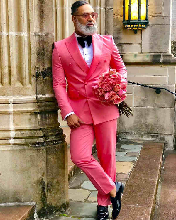 Irvin randle pink suit